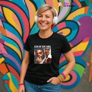 Tricou Pop Smoke - King of NY, muzica POP, Dama | Barbat | Copii, Culoare Negru - Img 13