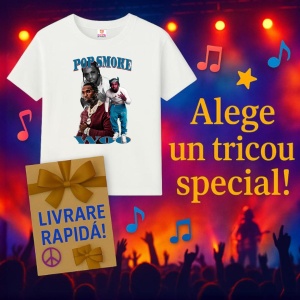 Tricou Pop Smoke - WOO Collage, muzica POP, Dama | Barbat | Copii - Img 10