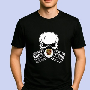 Tricou Porsche Skull Pistons | Unisex Dama si Barbat