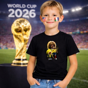 Tricou Ruud Gullit Netherlands World Cup Fifa 2026 V2, din bumbac 100%, tricou negru, Copii | Dama | Barbat - Img 5