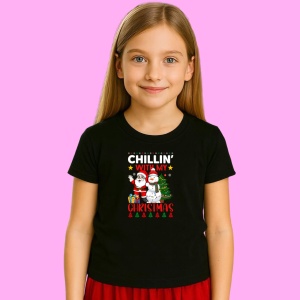 Tricou Santa And Snowman Christmas, din bumbac 100% Copii | Dama | Barbat - Img 2