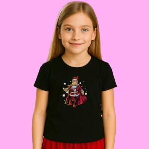 Tricou Santa Superhero, din bumbac 100% Copii | Dama | Barbat - Img 2