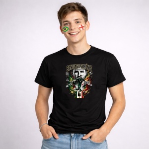 Tricou Santiago Gimenez Mexico World Cup Fifa 2026, din bumbac 100%, tricou negru, Copii | Dama | Barbat - Img 2