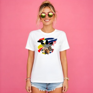 Tricou Scrat Veverita Ice Age Logo Colorat Urban Street Design, din bumbac 100% Copii | Dama | Barbat - Img 3