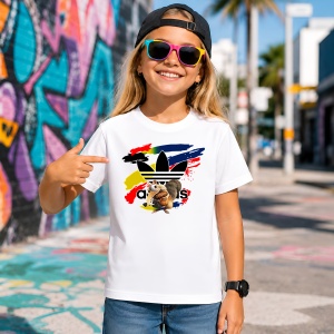 Tricou Scrat Veverita Ice Age Logo Colorat Urban Street Design, din bumbac 100% Copii | Dama | Barbat - Img 4