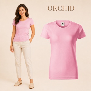 Tricou simplu damă, clasic lejer basic pentru femei | 44 de culori disponibile XS - 2XL - Img 33