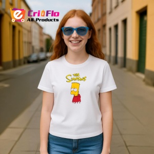 Tricou simpson bart cu privire ironica si bluza rosie stil horror, Copii | Dama | Barbat - Img 8