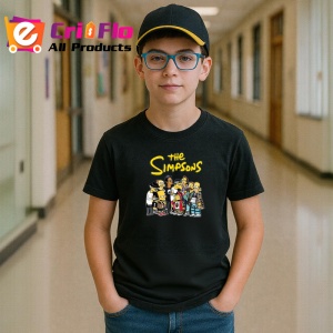 Tricou Simpson personajele emblematice ale serialului animat clasic, Copii | Dama | Barbat , tricou negru - Img 6