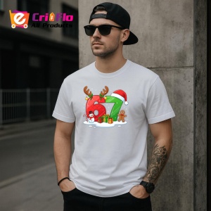 Tricou SIX SEVEN 67 Cadouri Iarna, din bumbac 100%, tricou alb, Copii | Dama | Barbat - Img 2