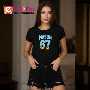Tricou SIX SEVEN 67 Mason Donut Colorat 2, din bumbac 100%, tricou negru, Copii | Dama | Barbat - Img 3