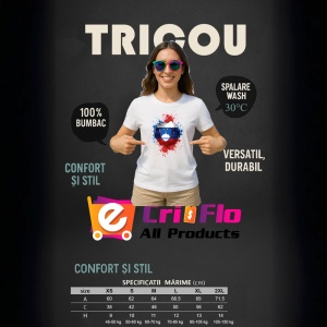 Tricou Slovenia Steag Splash Art, Copii | Dama | Barbat - Img 11