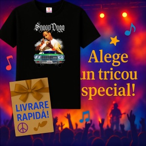 Tricou Snoop Dogg - GTA Style, muzica Rap, Dama | Barbat | Copii, Culoare Negru - Img 15