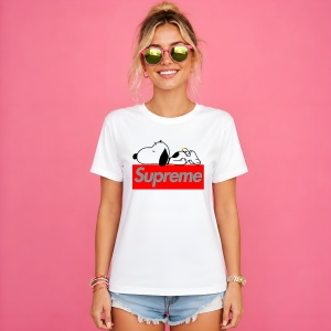 Tricou Snoopy Dormind Pe Logo Rosu Urban Box Style, din bumbac 100% Copii | Dama | Barbat - Img 3