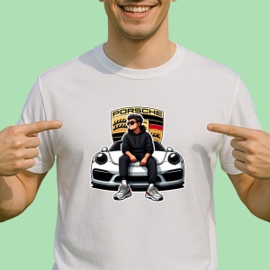 Tricou Still Cool Porsche Car | Unisex Dama si Barbat