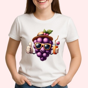 Tricou Strugure amuzant de vara cool summer, Fructe, Copii | Dama - Img 2