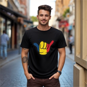 Tricou Sunt Roman Totul OK Negru, Copii | Dama | Barbat - Img 9