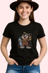 Tricou Taz Rebel Spirit, stil urban cu skateboard si bautura energizanta Copii | Dama | Barbat Barbat - Img 9
