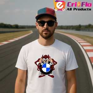 Tricou Tazz Cu Logo Bmw | Unisex Dama si Barbat - Img 2