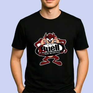 Tricou Tazz Cu Logo Buell | Unisex Dama si Barbat