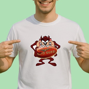 Tricou Tazz Cu Logo Moro Guzzi | Unisex Dama si Barbat