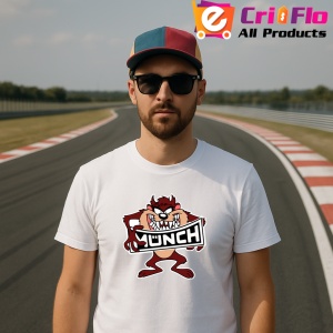 Tricou Tazz Cu Logo Munch | Unisex Dama si Barbat