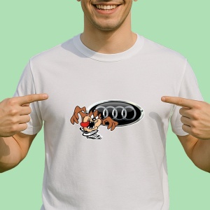Tricou Tazz Vartej Cu Logo Audi 2 | Unisex Dama si Barbat
