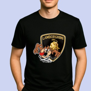 Tricou Tazz Vartej Cu Logo Lamborghini 2 | Unisex Dama si Barbat