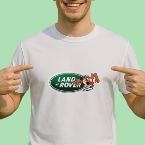 Tricou Tazz Vartej Cu Logo Land Rover 2 | Unisex Dama si Barbat