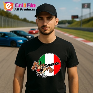 Tricou Tazz Vartej Cu Logo Vespa | Unisex Dama si Barbat - Img 3
