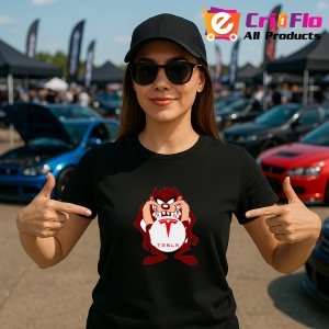 Tricou Tesla Tazz Zambeste Amenintator | Unisex Dama si Barbat - Img 2