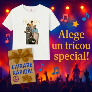 Tricou The Beatles - Group with Amps, muzica Hip-Hop / Rap, Dama | Barbat | Copii - Img 10