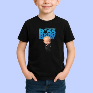Tricou The Boss Baby bebelus sef in misiuni secrete si comice, Copii | Dama | Barbat , tricou negru - Img 2