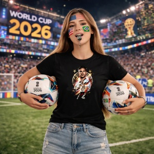 Tricou Thomas Muller Germany World Cup Fifa 2026, din bumbac 100%, tricou negru, Copii | Dama | Barbat - Img 9