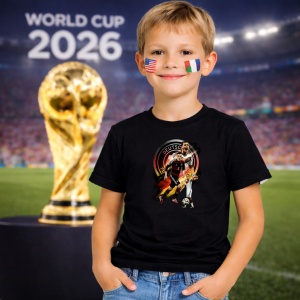 Tricou Thomas Muller Germany World Cup Fifa 2026 V9, din bumbac 100%, tricou negru, Copii | Dama | Barbat - Img 5