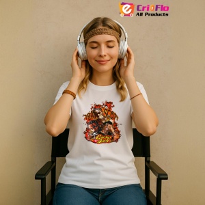 Tricou Travis Scott - Cactus Jack Flames, muzica Alternative / Electropop / Rap Rock, Dama | Barbat | Copii - Img 8