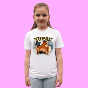 Tricou Tupac Microphone Performance, muzica Nu Metal, Dama | Barbat | Copii - Img 3