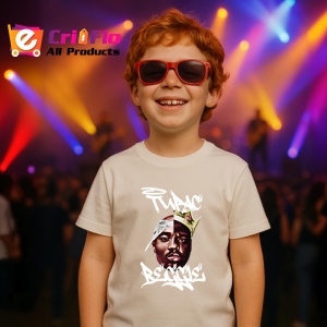Tricou Tupac - Split Face Art, muzica RAP, Dama | Barbat | Copii - Img 14