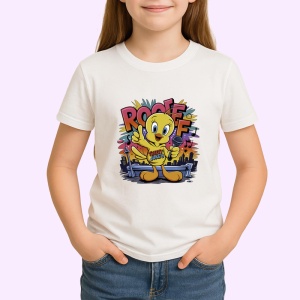 Tricou Tweety rooff freestyle microfon pe scena urbana Copii | Dama | Barbat Barbat - Img 3