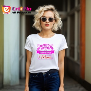 Tricou uni imi spun pe nume dar cei mai importanti imi spun mama mesaj 2, Copii | Dama | Barbat - Img 7