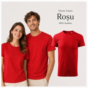 Tricou Unisex Damă/Bărbat Heavy New Free F37 – 100% Bumbac, Label Free, 200 g/m², XS–3XL - Img 13