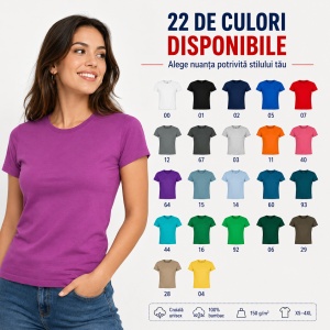 Tricou Unisex Damă și Bărbat model simplu tip Tommy - Img 9