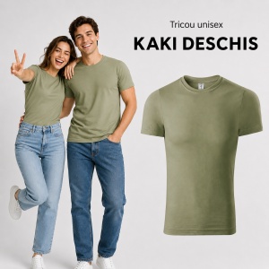 Tricou Unisex Damă și Bărbat model simplu tip Tommy - Img 23