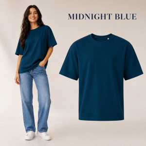 Tricou unisex oversize damă Malfini Stage 812, model larg și lejer, 100% bumbac - Img 14