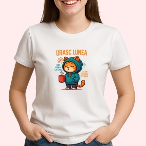 Tricou Urasc Lunea si am nevoie de bani - Copii | Dama | Barbat - Img 3