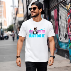 Tricou Urs Streetwear Cu Sapca Si Hanorac Stil Cartier, din bumbac 100% Copii | Dama | Barbat - Img 5