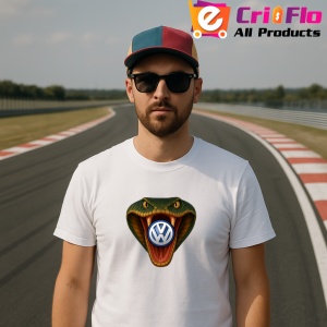 Tricou Volkswagen 2 Cobra Ataca | Unisex Dama si Barbat - Img 2