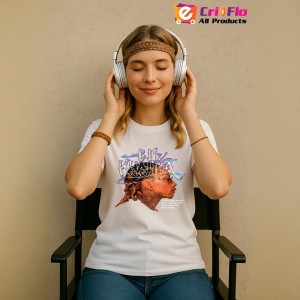 Tricou Wiz Khalifa Profil lateral cu par impletit si ochelari, muzica Hip-Hop / Trap, Dama | Barbat | Copii - Img 9