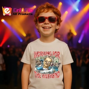 Tricou Working for the Weekend - Cartoon, muzica Hip-Hop / Trap, Dama | Barbat | Copii - Img 14
