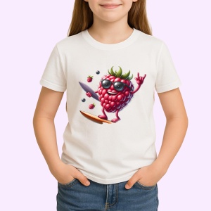 Tricou Zmeura amuzanta de vara cool, Fructe, Copii | Dama