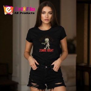 Tricou Zombie Night Halloween Personaj Mumie, din bumbac 100%, tricou negru Copii | Dama | Barbat - Img 7